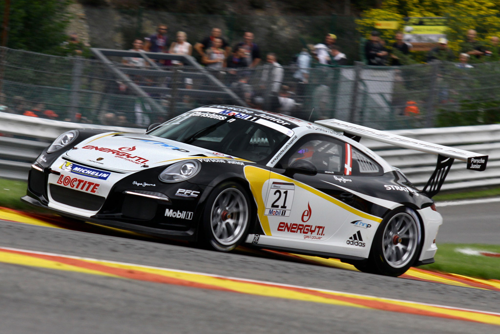 Michael Christensen under træningen i Belgien.
(Foto: Grand Prix Photo)